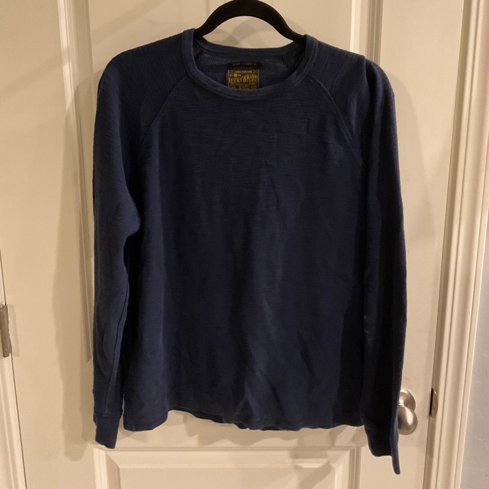Dark Blue Lucky Brand Lived In Thermal